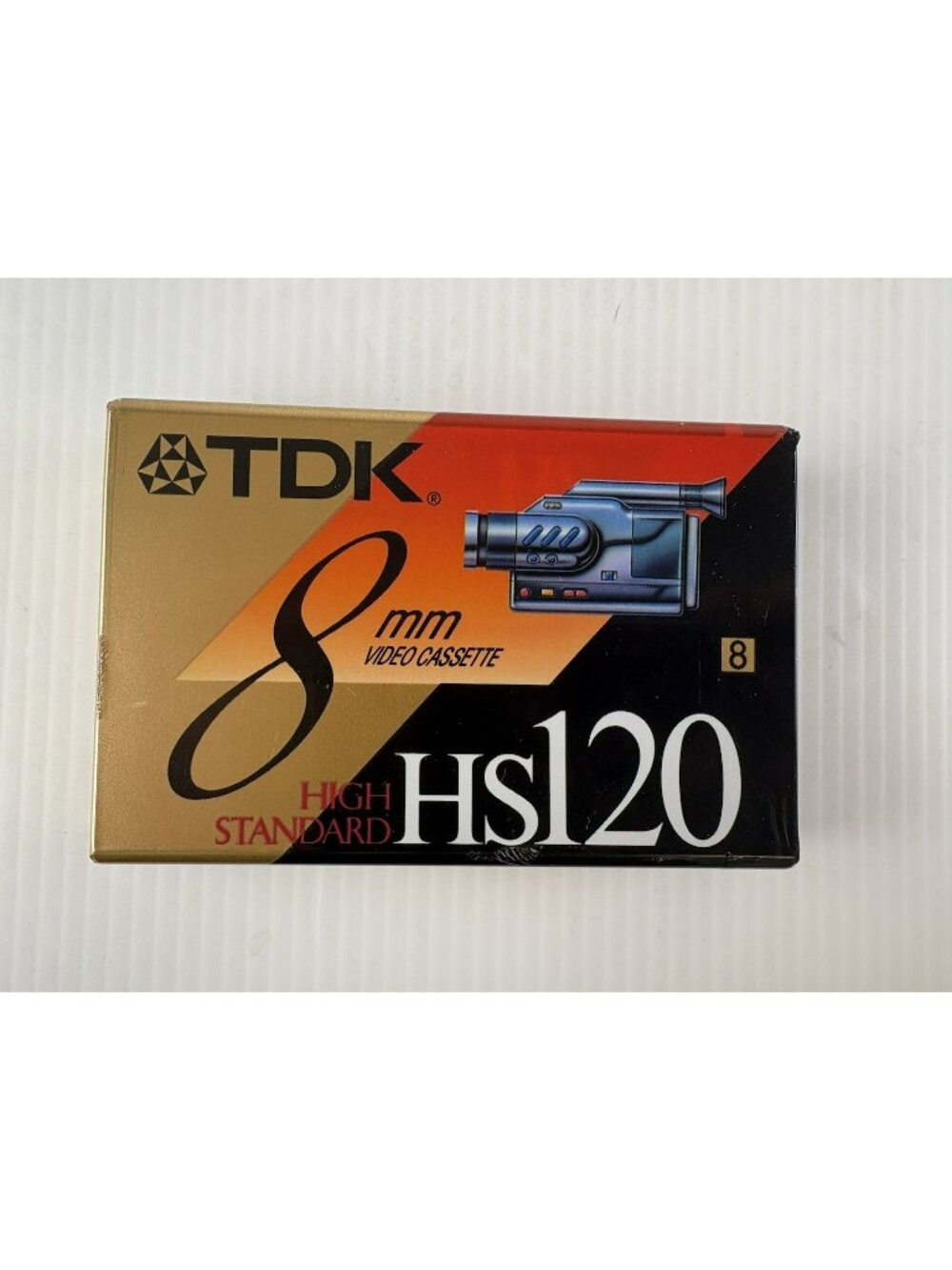 TDK HS120 8mm Video Cassette High Standard – 120 Min – Sealed Blank Tape